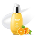 FRUDIA Citrus Brightening Serum - 74% Jeju Tangerine Peel Extract & Vitamin C | 1.76 Oz Korean Facial Serum for Dark Spots