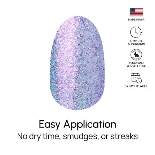Color Street Purple Passion Glitter Nail Strips