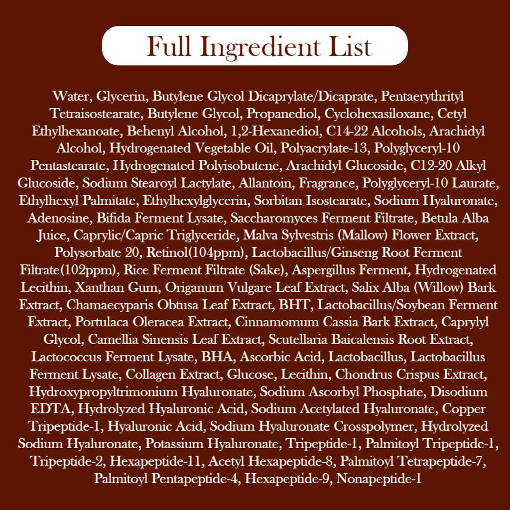 RAVIEL Red Ginseng Retinol Cream (0.002%) | Anti-Wrinkle Moisturizer with 10X Peptide Complex | Boosts Elasticity, Strengthens Skin Barrier, Reduces Irritation, Enhances Skin Vitality (1.7 fl oz)