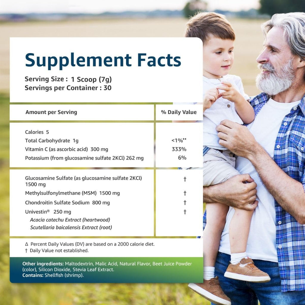 Univera RegeniCARE, Glucosamine, Univestin, MSM, Chondroitin, Joint Support, Mobility + Flexibility, 30-Day Supply
