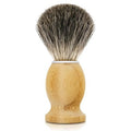 KIKC Pure Badger Shaving Brush - Handcrafted Bamboo Handle, Soft Bristles | Perfect Gift for Bearded Men
