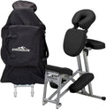 Stronglite Portable Massage Chair Ergo Pro II - Ultra-Lightweight, Foldable Spa Chair with Wheels & Carry Case (600lbs Capacity) - Black