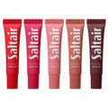 Saltair Hydrating Lip Oil Balm, Clear and Tinted Lip Gloss, Everyday Shades 5-Pack. Moisturizing Vegan Conditioning for Dry Cracked Lips with Glossy High-Shine Finish. Coconut Vanilla Flavor
