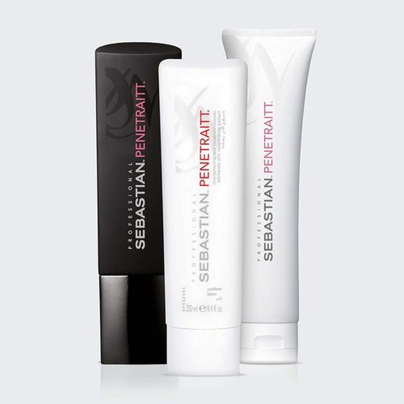 Sebastian Professional Penetraitt Shampoo - Hair Strengthening & Deep Repair Treatment | 33.8 Fl Oz