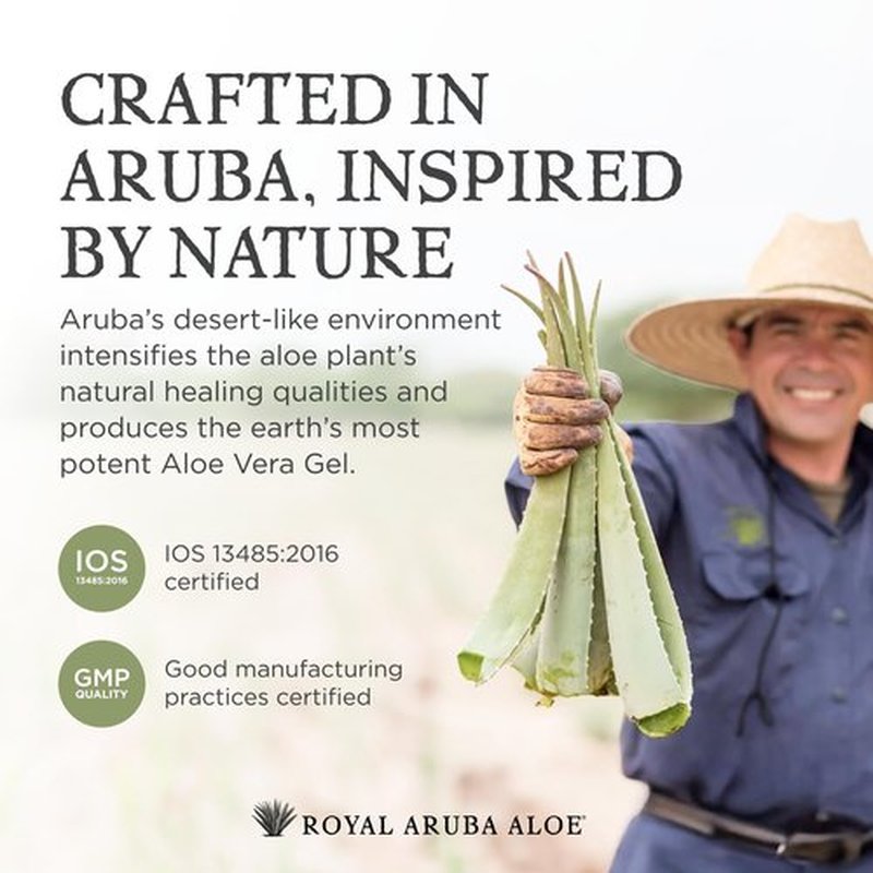 Aruba Aloe Refreshing Shower Gel - Gentle Cleansing, Soap-free, Hydrating Formula - Suitable for Sensitive Skin - 2 oz Tube