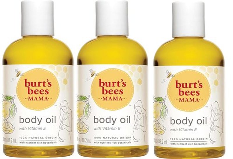 Burt's Bees Mama Body Oil - 100% Natural Vitamin E Formula | 4 Fl Oz for Nourished Skin