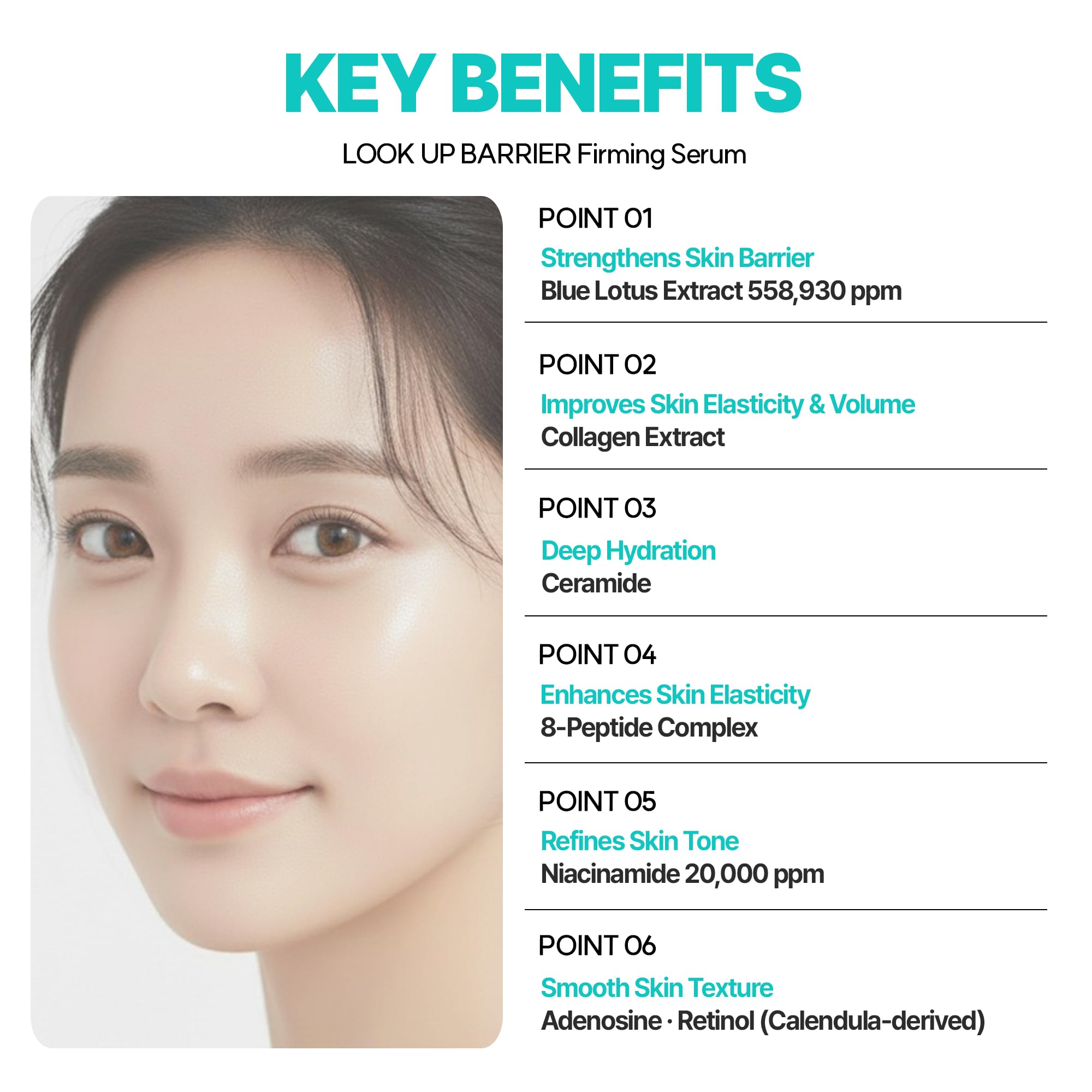everything is good LOOK UP BARRIER Firming Serum– Vegan Collagen Peptide Hydrating Formula