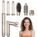 5-in-1 Professional Hair Dryer Brush, Effortless Auto-Wrap Curlers with 110,000 RPM High-Speed Motor, Fast Drying & Volumizing Without Heat Damage, Includes Storage Case - Best Gift for Women