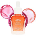 ELT Triple Capsule Face Serum - Korean Hydrating & Moisturizing Serum with Rose PDRN, Ceramide, Vitamin C, Taurine - K-Beauty Skincare (30ml/1.01 fl.oz)