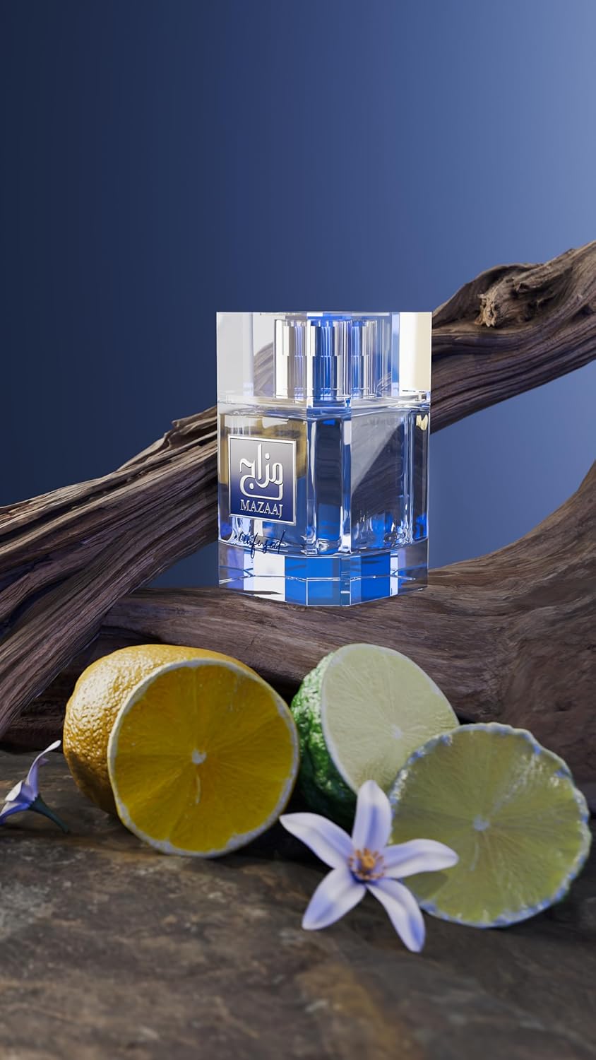 Zimaya Mazaaj Infused Eau De Parfum For Men - 3.4 Fl. Oz | Long-Lasting Fragrance