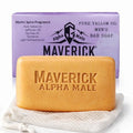 Maverick Beef Tallow Soap for Men - Moisturizing Bar Soap with Tea Tree Oil & Shea Butter | Large 8oz