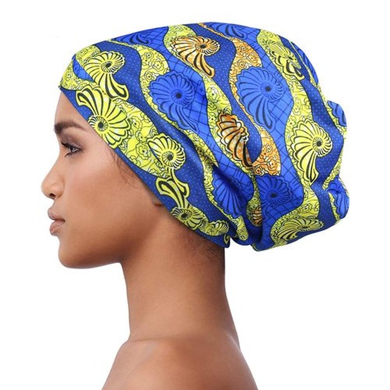 Sleep Cap Satin Bonnets Hat for Black Women Natural Hair Curly Hair Braids