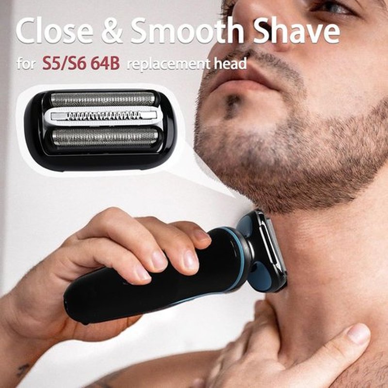 Skiennix 64B Replacement Shaver Head - Compatible with S5 & S6 Models, Includes 5018s, 5020s, 5035s, 5049cs, 5050cs, 5762, 6020s, 6075cc, 6090cc