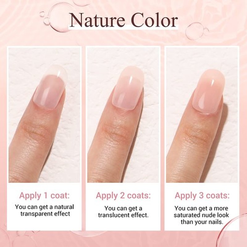 AZUREBEAUTY Dip Powder Nail Kit, Jelly Translucent Milky White Sheer Pink Nude Neutral Clear 8 Colors, Dipping Powder Liquid Set Added Matte Top Coat with Nail Sticks French Nail Art Manicure Salon
