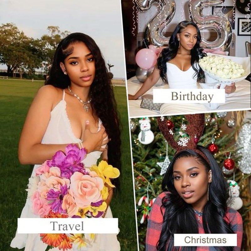 5x5 HD Lace Closure Human Hair Body Wave Transparent HD Lace Closure Human Hair Pre- plucked Natural Hairline (10Inch,Natural Color)
