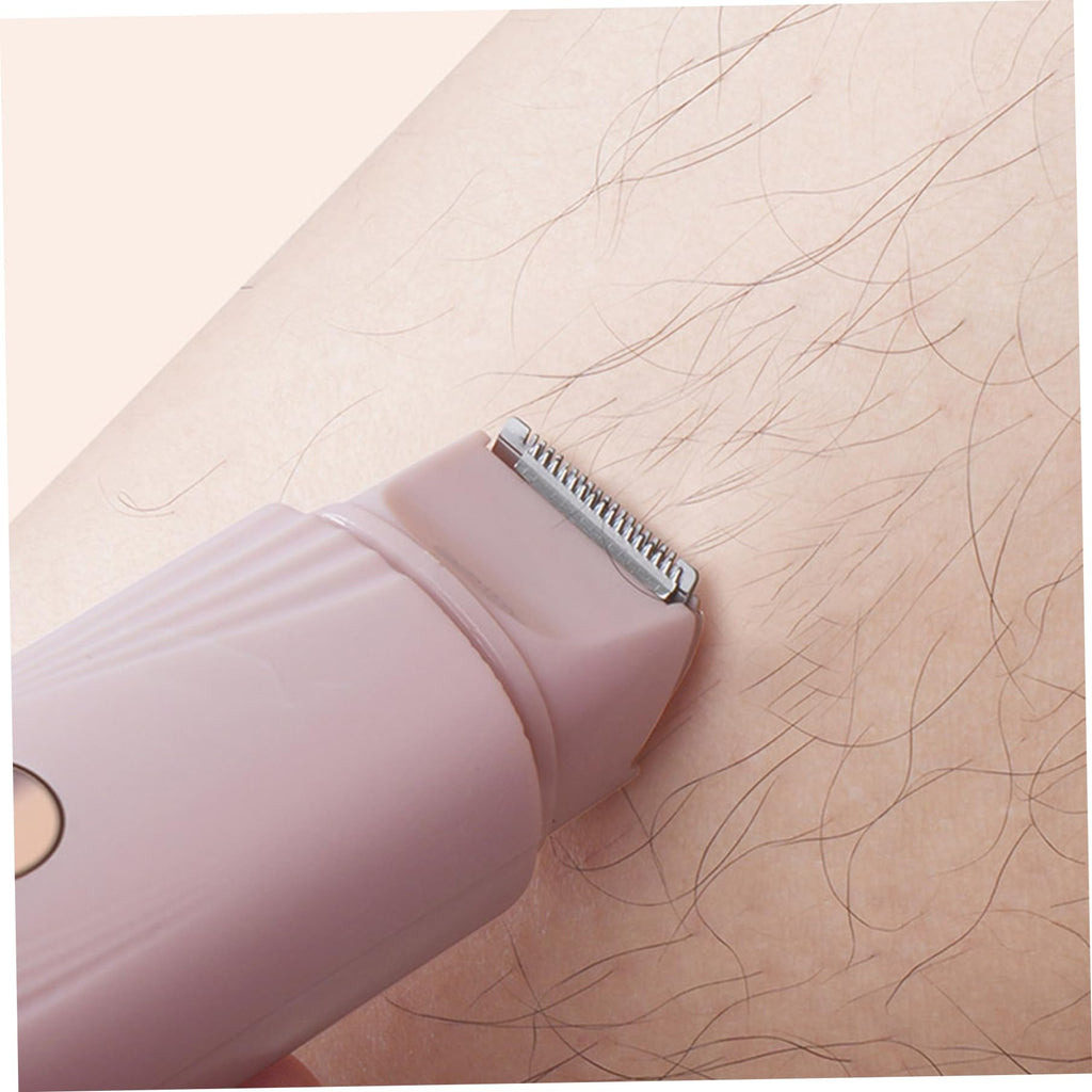 Dual Head Shaver Women, Electric Bikini Trimmer for Women, 2 in 1 Ladies Electric Shaver, Washable Dual Head, Rechargeable Portable Bikini Trimmer for Legs Arms Pubic Body