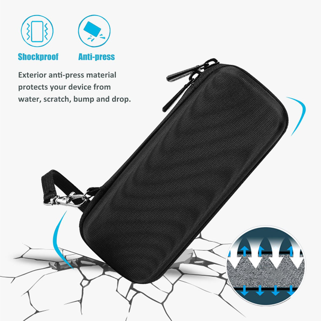 ProCase Hard Case for Hybrid Electric Trimmer and Shaver, Travel Organizer Carrying Bag for QP2520 QP2530 QP2620 QP2630 -Brown