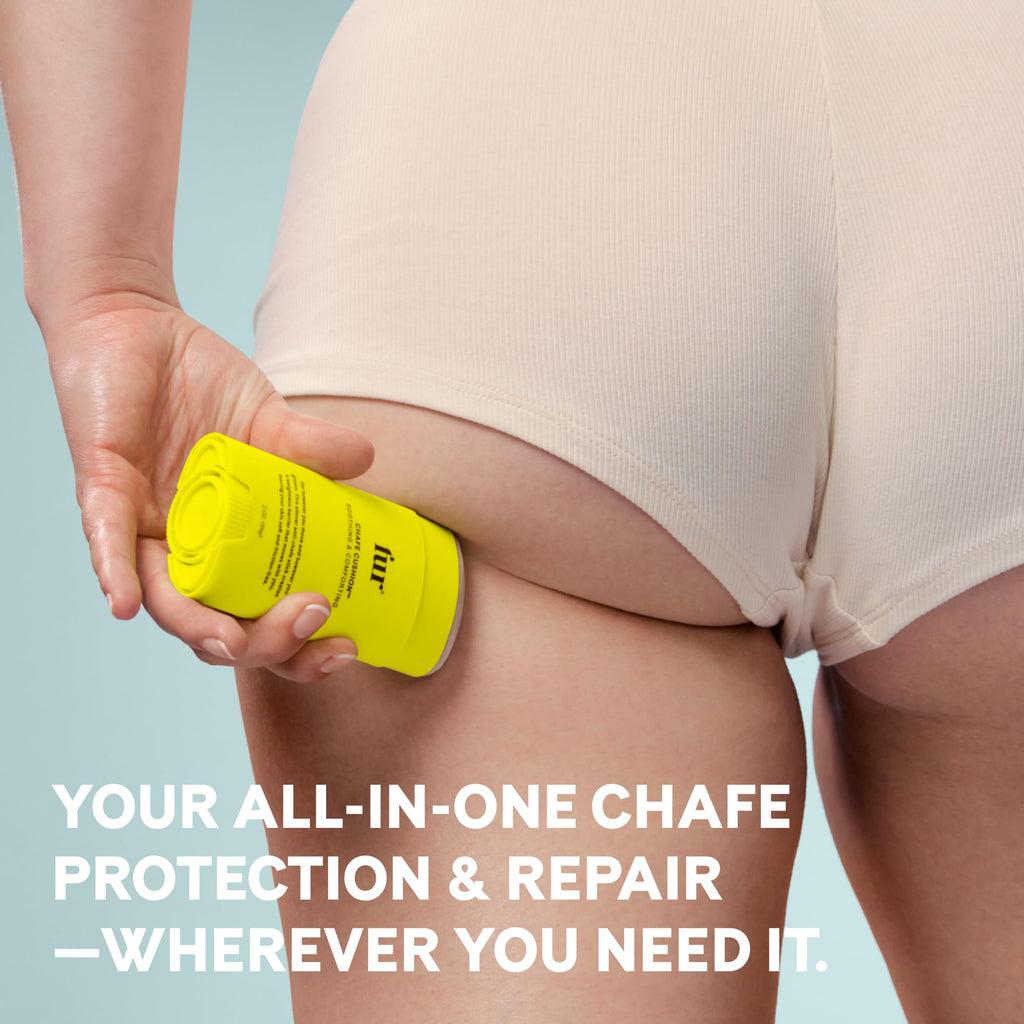 Fur Chafe Cushion – Anti-Chafe Stick for Soothing Protection & Smooth Friction-Free Comfort, Absorbs Moisture with Dry-Touch Natural Formula