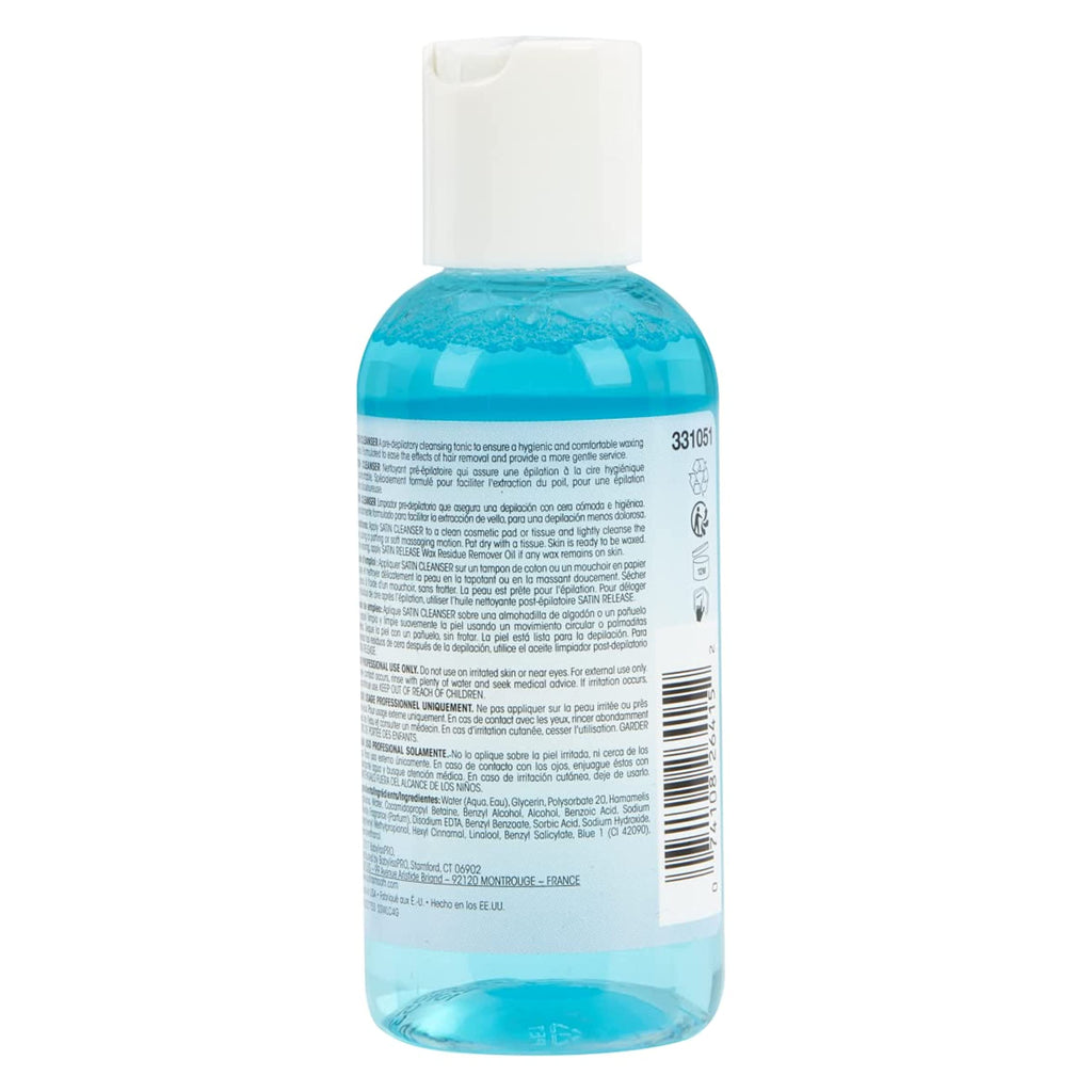 SATIN SMOOTH Satin Cleanser Skin Preparation Cleanser 4 oz x 2 packs