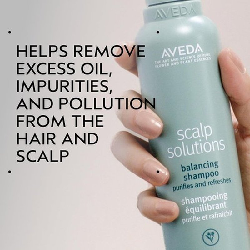 Aveda Scalp Solutions Balancing Shampoo - Gently Removes Build-Up & Pollution | Hydrates Scalp | All Hair Types | Citrus & Floral Aroma