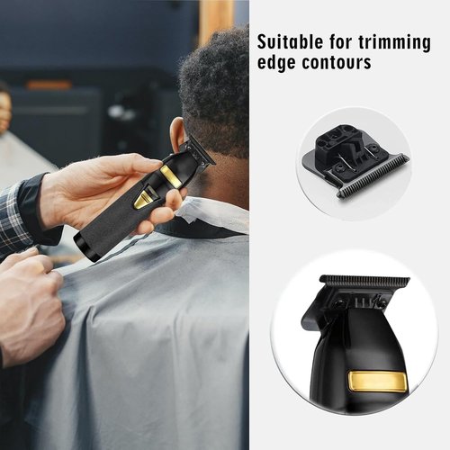 BaByliss FX707B2 Replacement DLC 2.0 Trimmer Blade - 4-Pack Compatible with FX787 & FX726