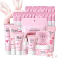 Japan Sakura Skin Care Set for Teen Girls - Evolvique Skin Care for Teens 10-12 - Skincare for Girls 10-12 - Skin Care Kit Gift Set for Women with Cleanser,Serum,Cream(One Size, 8PCS Sakura Scent)