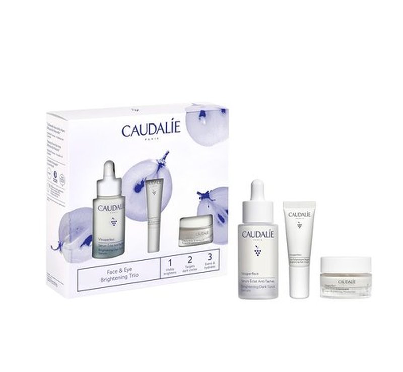 Caudalie Dark Spot Brightening Trio | Vinoperfect Serum + 2 Free Travel-Size Products - $120 Value