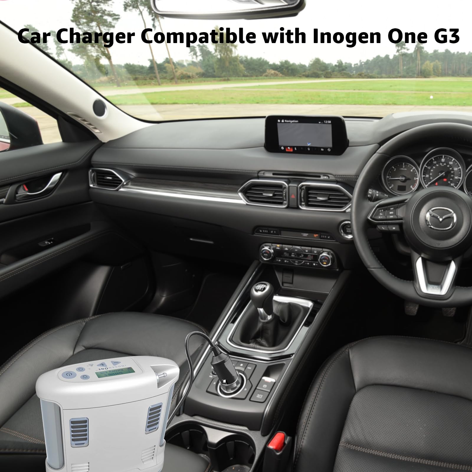 Norward Compatible with Inogen One g2 g3 g4 g5 Car Charger for Inogen One G5 Accessories Power Cord Replace BA-306 BA-301 BA-302 BA-303 Portable Oxygen Concentrator