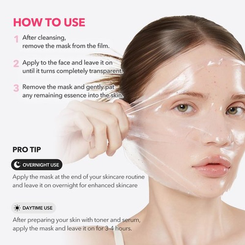 APRILSKIN TXA Pink Capsule Gel Mask | Overnight Face Mask for Glass Glow Skin I 99% High-Purity Tranexamic Acid 3 for uneven skin tone I Elasticity, Hydrating and Firming I Korean Skincare I 30g x 4ea