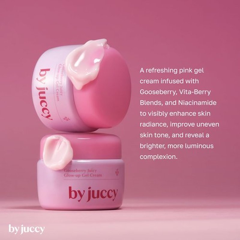 BYJUCCY Gooseberry Juicy Glow-up Gel CreamㅣDaily Hydration, Even Skin ToneㅣGooseberry, Alpha-Arbutin, Niacinamide, Centella AsiaticaㅣKorean Skin Care, Korean Moisturizer | By Juicy | 1.85 Fl.oz