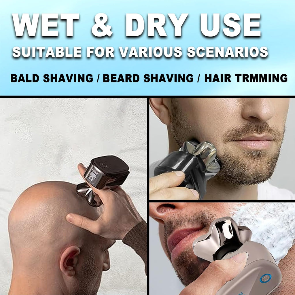 Head Shaver Replacement Heads Compatible with Sk-ull Shaver Pitbull Gold PRO, Pitbull Silver PRO, Palm, Pitbull Platinum PRO, Electric Razor Replacement head for Superior Shaving (12 PACKS)