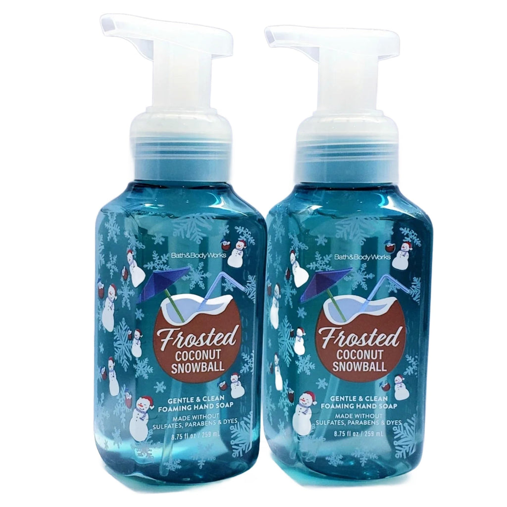 Bath and Body Works Gentle Foaming Hand Soap 8.75 Ounce 2-Pack (Frosted Cocount Snowball)