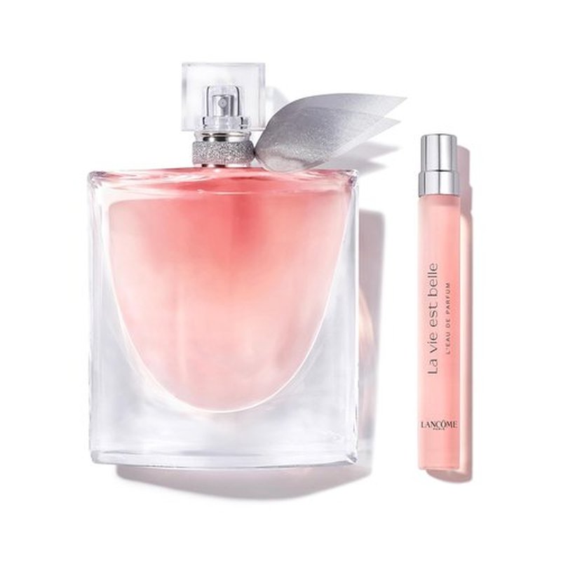 Lancôme La Vie Est Belle Eau de Parfum Set - Long-Lasting Fragrance with Iris, Patchouli & Vanilla - 3.4 Fl Oz & 0.34 Fl Oz
