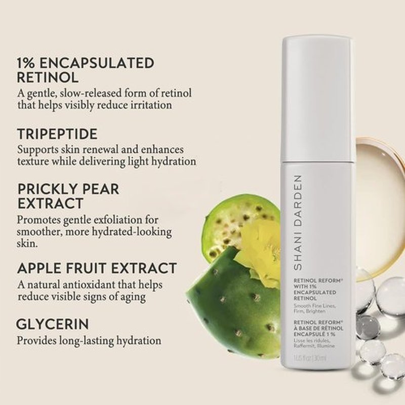 SHANI DARDEN SKIN CARE Retinol Reform Serum - 1% Encapsulated Retinol for Youthful Skin | 1 fl oz