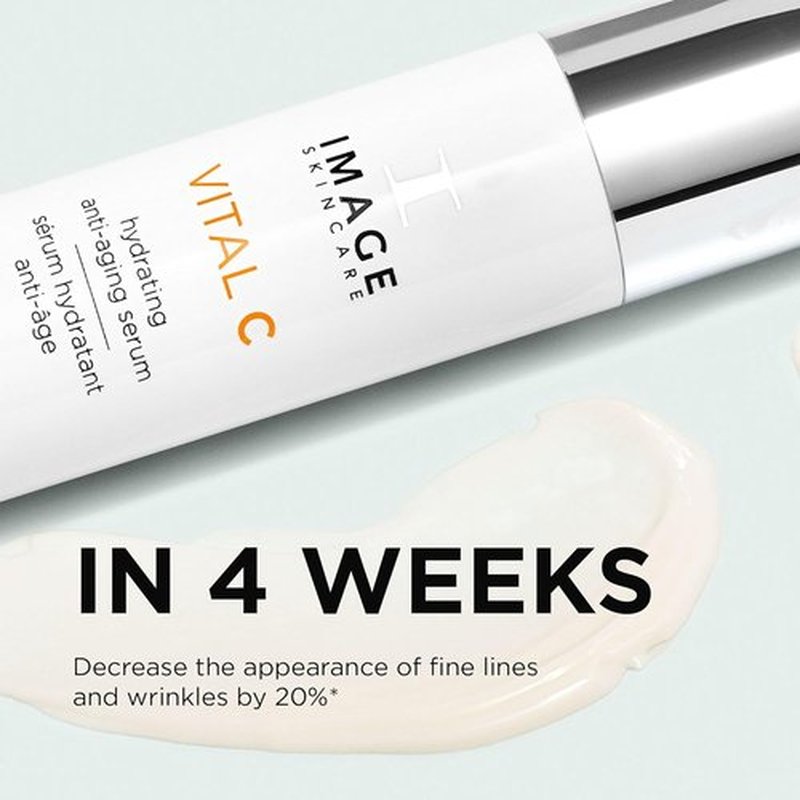 IMAGE Skincare VITAL C Hydrating Face Serum - Brighten & Smooth Skin with Vitamin C & Hyaluronic Acid