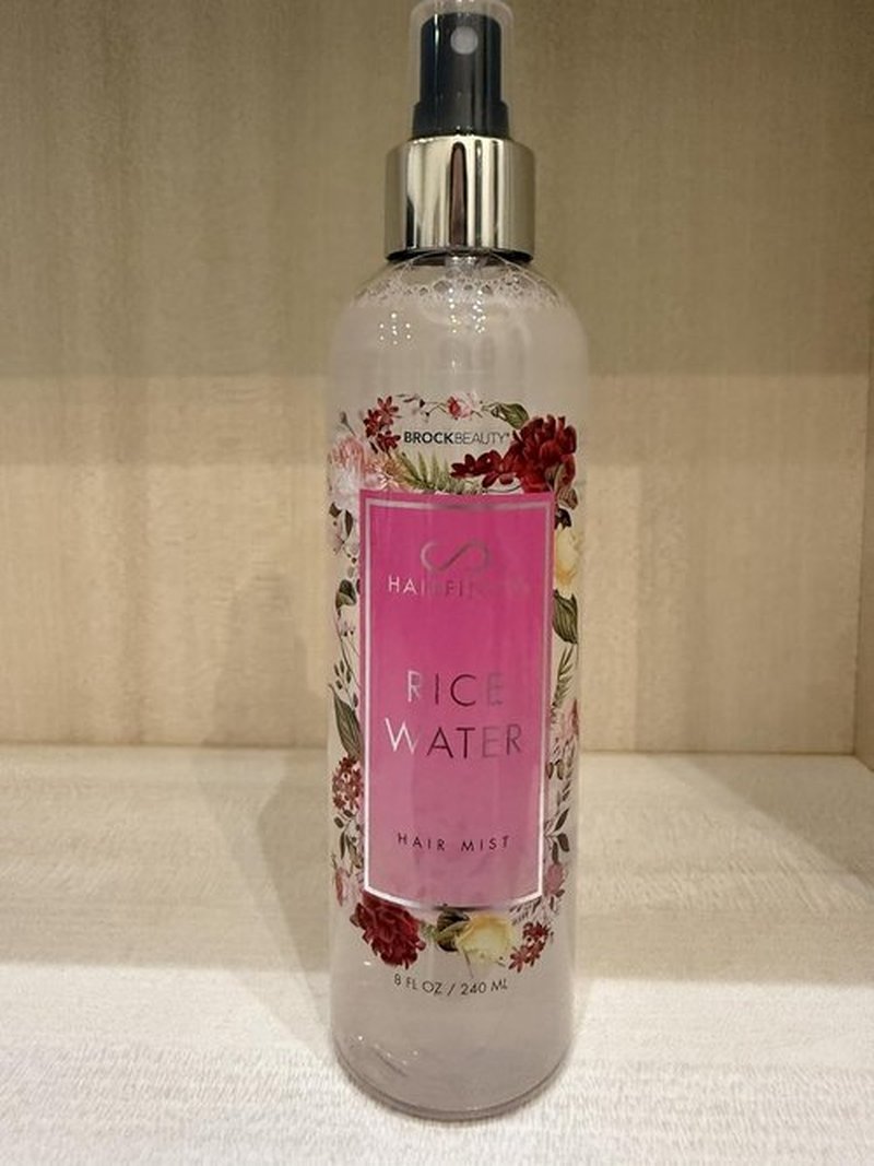 Hairfinity Rice Water Hair Mist - Nourishing Formula for Damaged, Dry, Curly Hair | 8oz Silicone & Sulfate Free