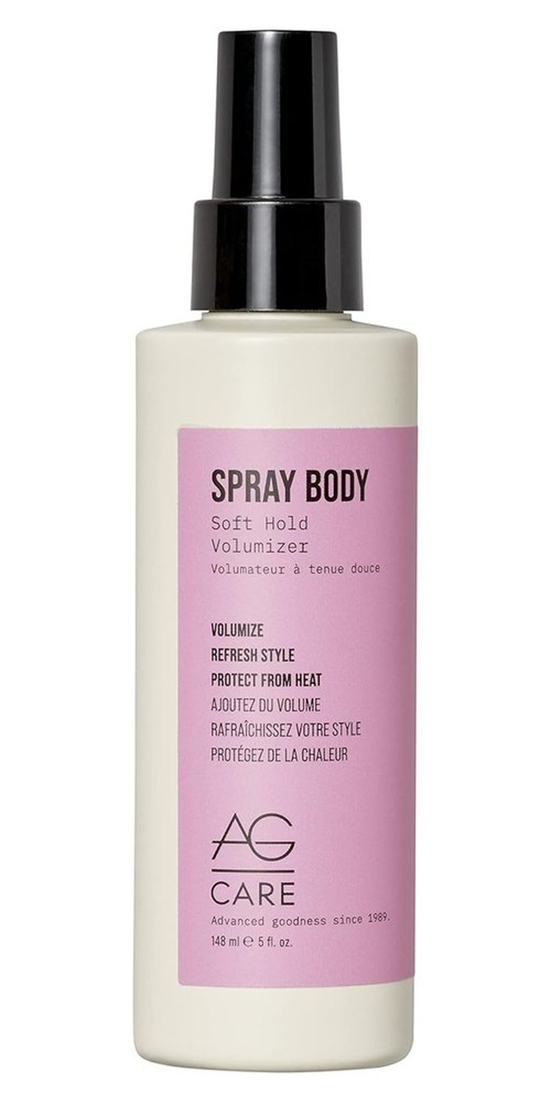 AG Care Spray Body Volumizer - Soft Hold Formula | 5 Fl Oz for Effortless Volume