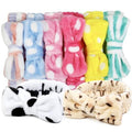 Huachi Headbands for Washing Face Spa Headbands for Women Bulk: Cute Skincare Makeup Headband, Facial Face Wash Head Bands 8Pack Stocking Stuffers for Womens and Teen Girls