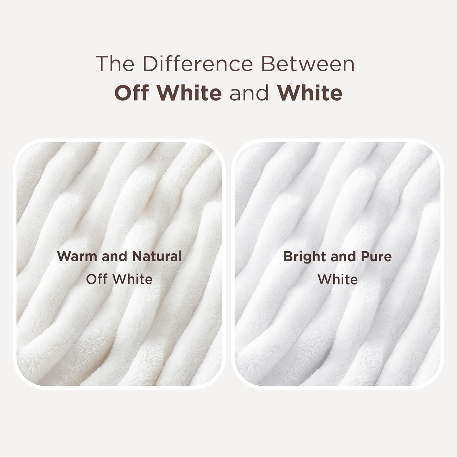 Bedsure GentleSoft Twin XL Blanket - Cozy Fleece Throw for Dorm Rooms | Off White, 66x90 Inches