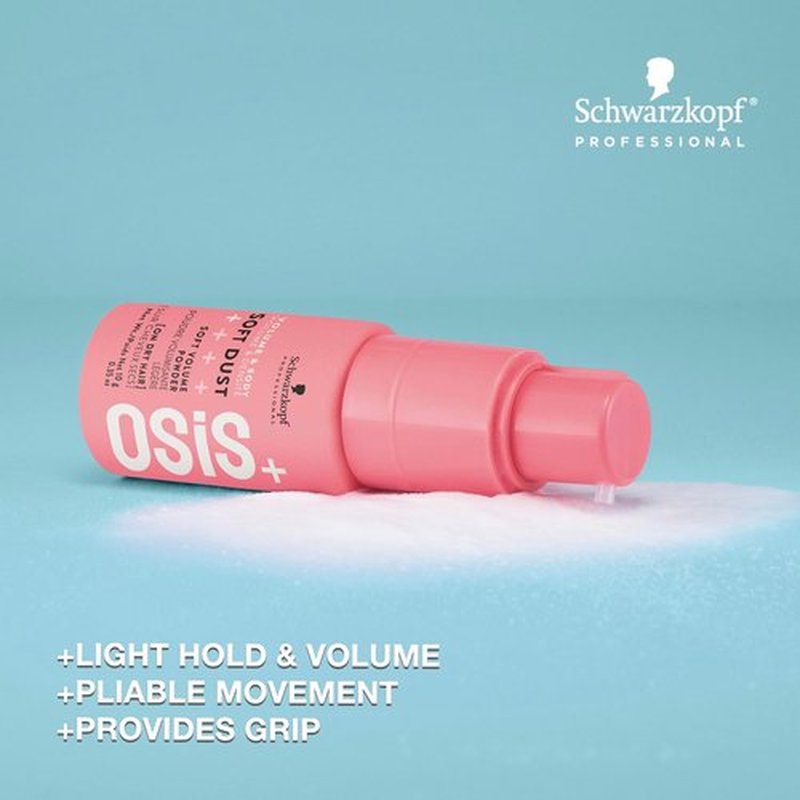 OSiS+ Soft Dust - Lightweight Volume Powder for Root Lift & Natural Shine | Perfect for All Hair Types
