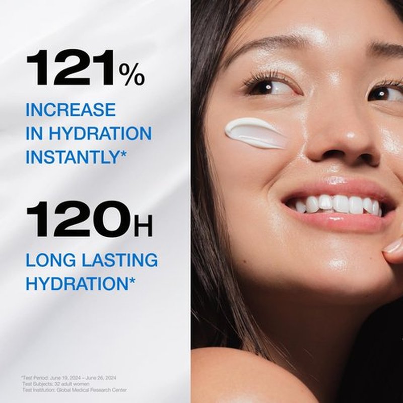 PHYSIOGEL Facial Moisturizer, Provides 120-hour Lasting Hydration Korean Skin care, Fragrance Free, Strengthens Skin Barrier, Lightweight Cream for Sensitive Skin, Ceramide, Squalane, 3.38 fl.oz