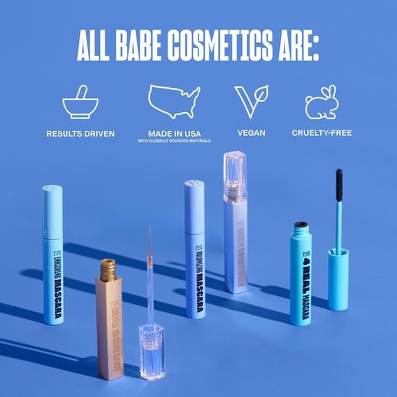 Babe Original Lash Serum AM/PM Kit - 2mL Babe Lash Essential Serum & 3mL Enhancing Conditioner (Gold Box)