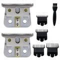 Andis | Durable Replacement T Liner Clipper Blades - Fits GTX, GTO, Blackouts & T Outliner | 2-Pack, Silver