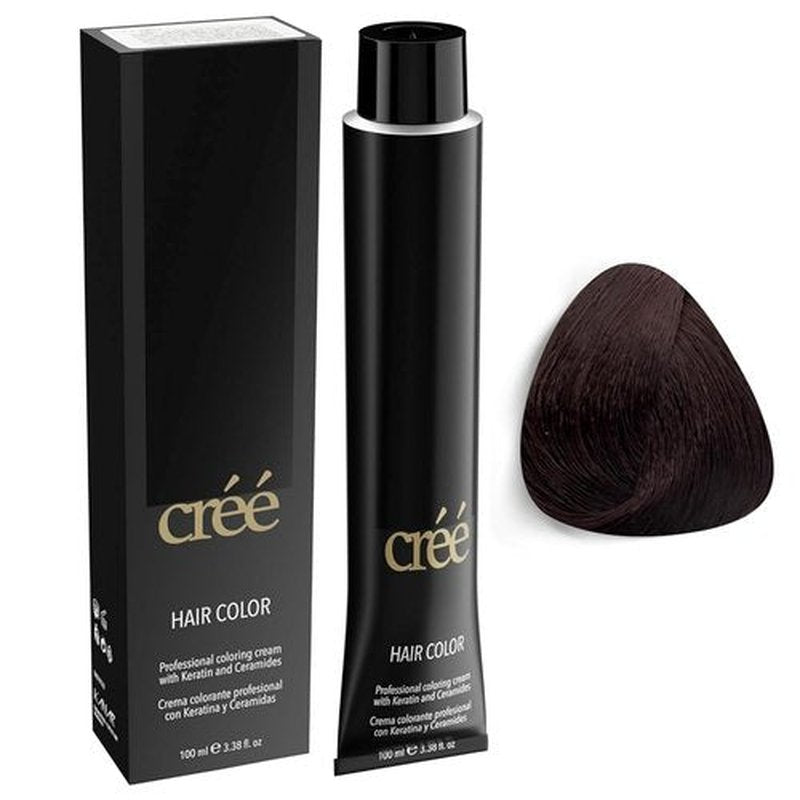 Cree Professional Golden Brown Permanent Hair Color - Long-Lasting Gray Coverage | 100ml (3.4 fl. oz.)