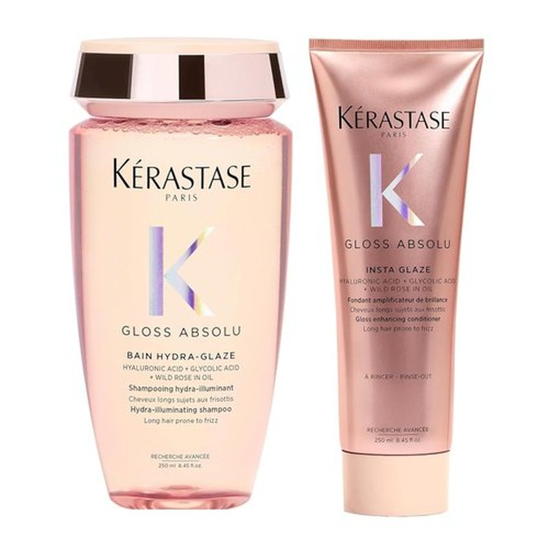 Kerastase Gloss Absolu Shampoo & Conditioner Set - High-Shine, Anti-Frizz, Deep Hydration for Glossy Hair