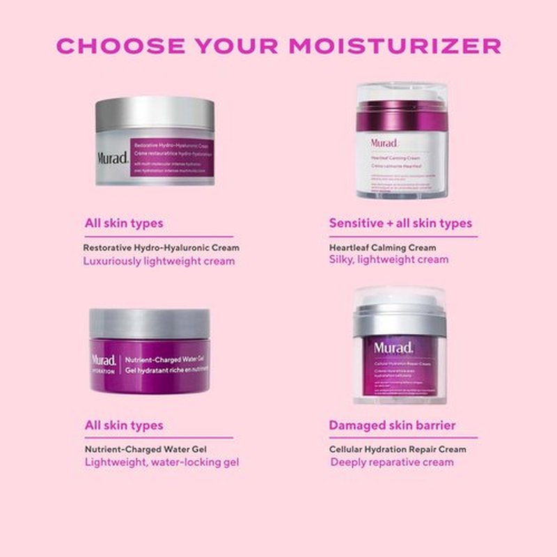 Murad Restorative Hydro-Hyaluronic Face Cream – Moisture-Boosting Formula with Hyaluronic Acid, Coconut Extract, Botanical Oils & Shea Butter for Lasting Hydration, Plump, & Smooth Skin - 1.7 Fl Oz