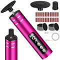 EAONE 2 in 1 Electric Callus Remover for Feet/Hands(Rose Red), Professional Pedicure Tools Foot/Nail File for Women Men Dry Crack Dead Skin Removal & Nail Care with 9 Speed Control/Digital Display