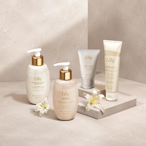 O BOTICARIO Lily Satin Hand Cream, Moisturizing Scented Hand Lotion with Luxurious Fragrance, 1.7 Ounce (50g)
