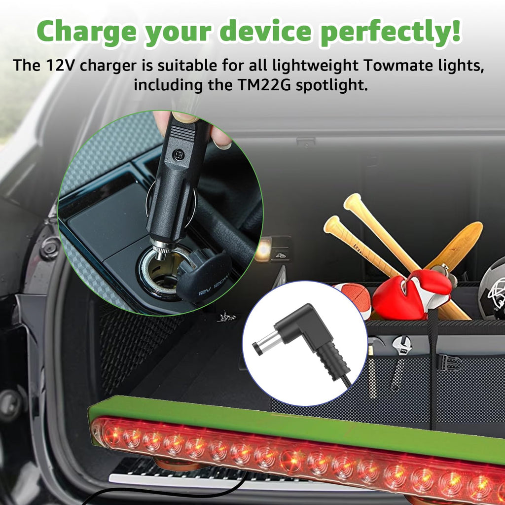 Charger for Towmate Light Bar,Cable for TowMate Wireless LED Tow Light Bar