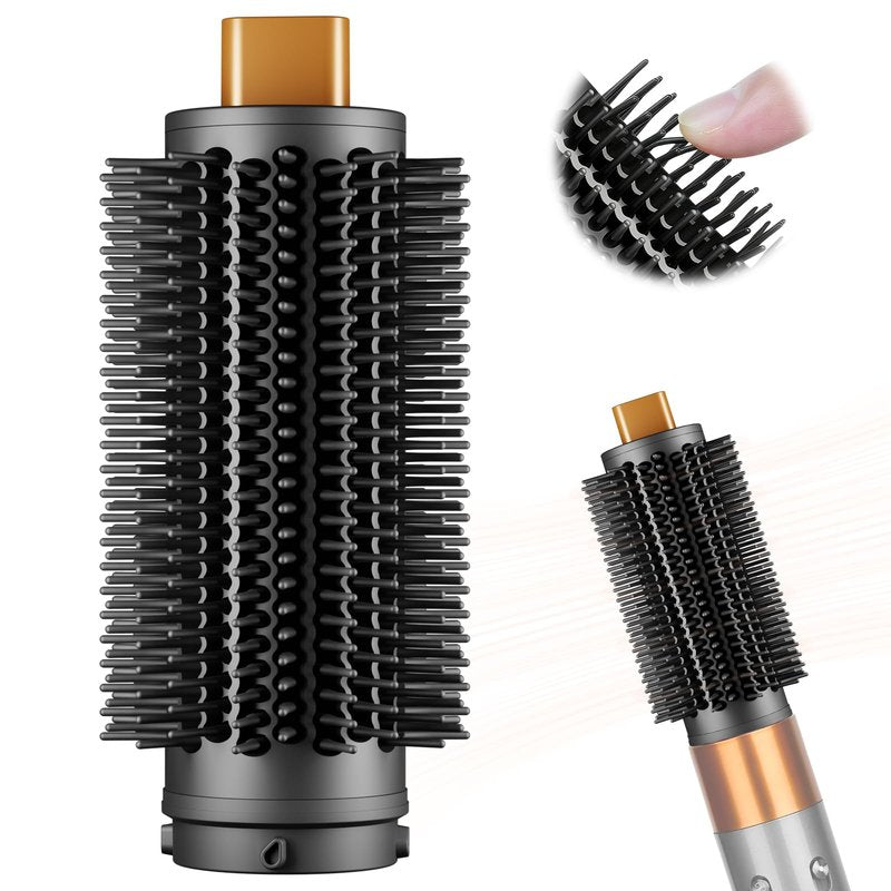 ZEPHBLOW Upgraded Round Volumizing Brush for Dyson Airwrap, Round Brush Attachment Compatible with Airwrap HS01/05/08, Flexible Bristles for Root Lift Volume Frizz Control Styling Volumizing
